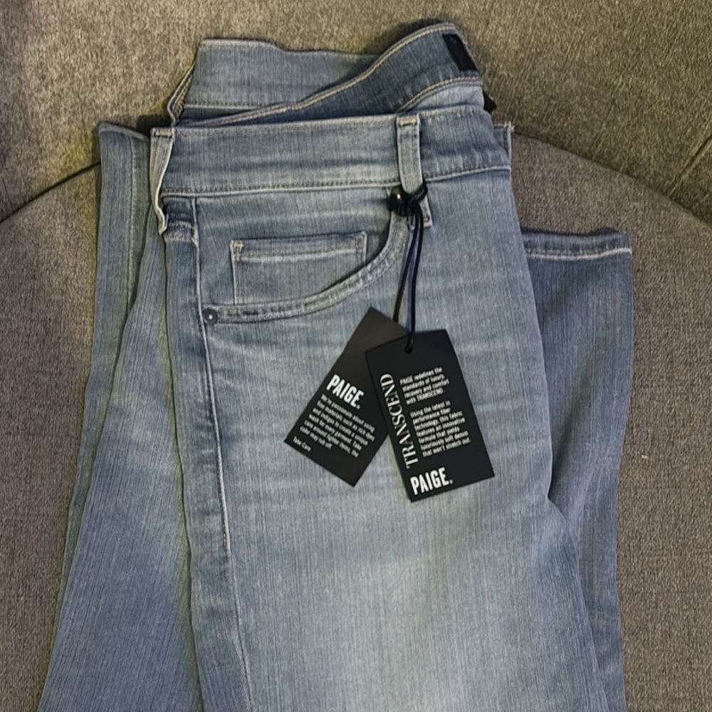 PAIGE Sky Blue Denim Jeans